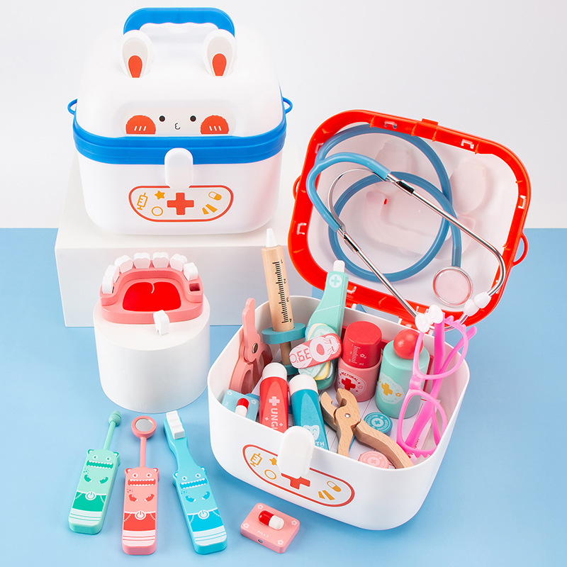 Kids Toys Doctor Set - مجموعة ألعاب طبيب الأرنب التعليمية المبكرة