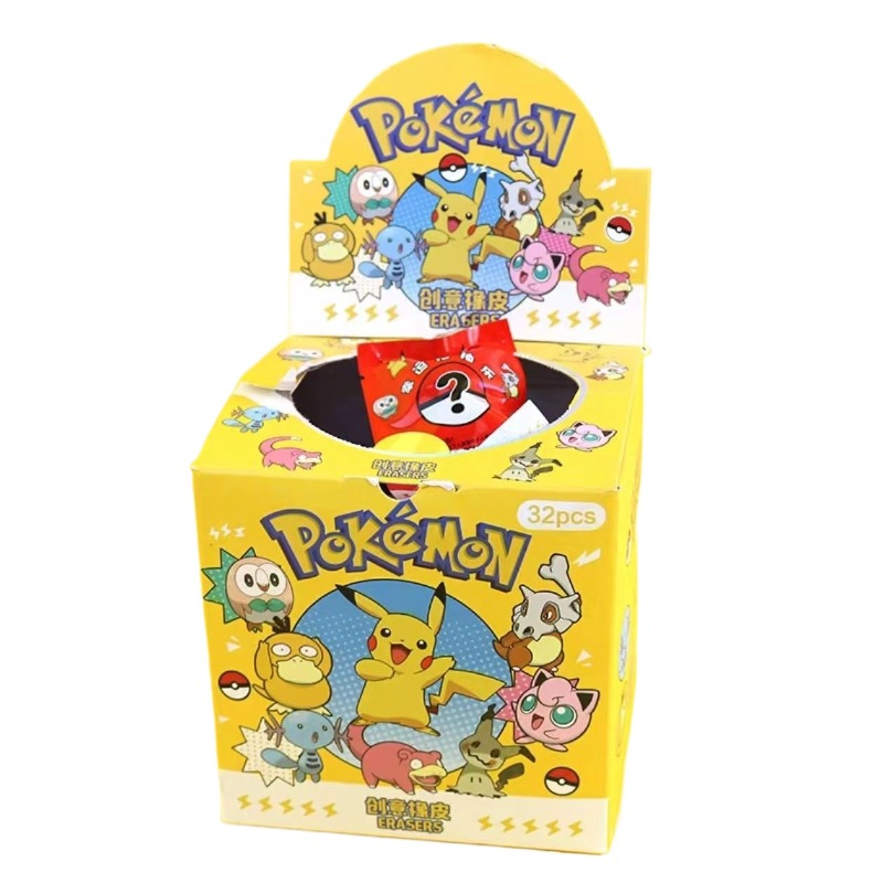 Kids Toys Drawing - 32 قطعة ممحاة بوكيمون بيكاتشو في