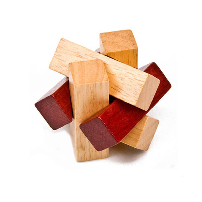 Wooden Puzzle Kids - لغز خشبي على شكل عقدة لتحدي