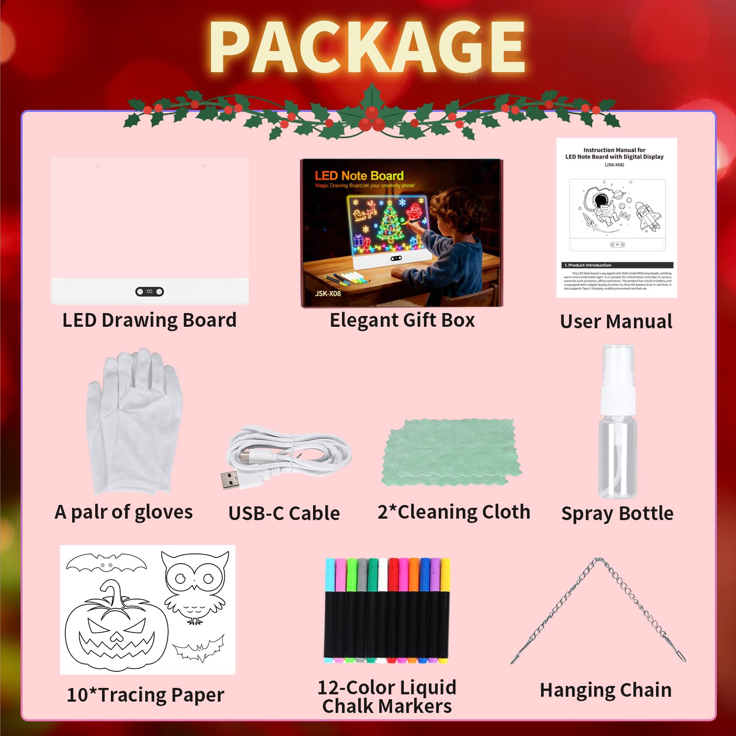 لوح رسم LED قابل لإعادة الشحن  - مراجعة Kids Toys Drawing وسعره