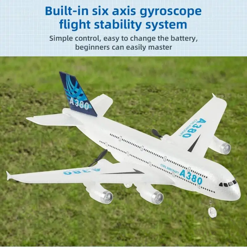 2.4G RC A380 رغوة طائرة الجيرو - مراجعة Kid Toys And More وسعره