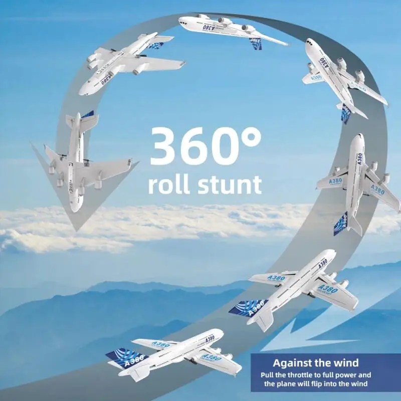 2.4G RC A380 رغوة طائرة الجيرو - مراجعة Kid Toys And More وسعره