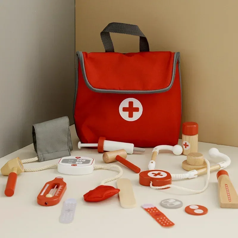 مجموعة ألعاب التظاهر الخشبية ل - مراجعة Kids Toys Doctor Set وسعره