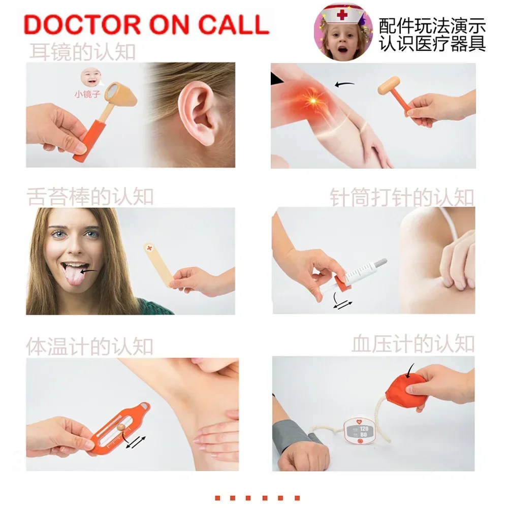 مجموعة ألعاب التظاهر الخشبية ل - مراجعة Kids Toys Doctor Set وسعره
