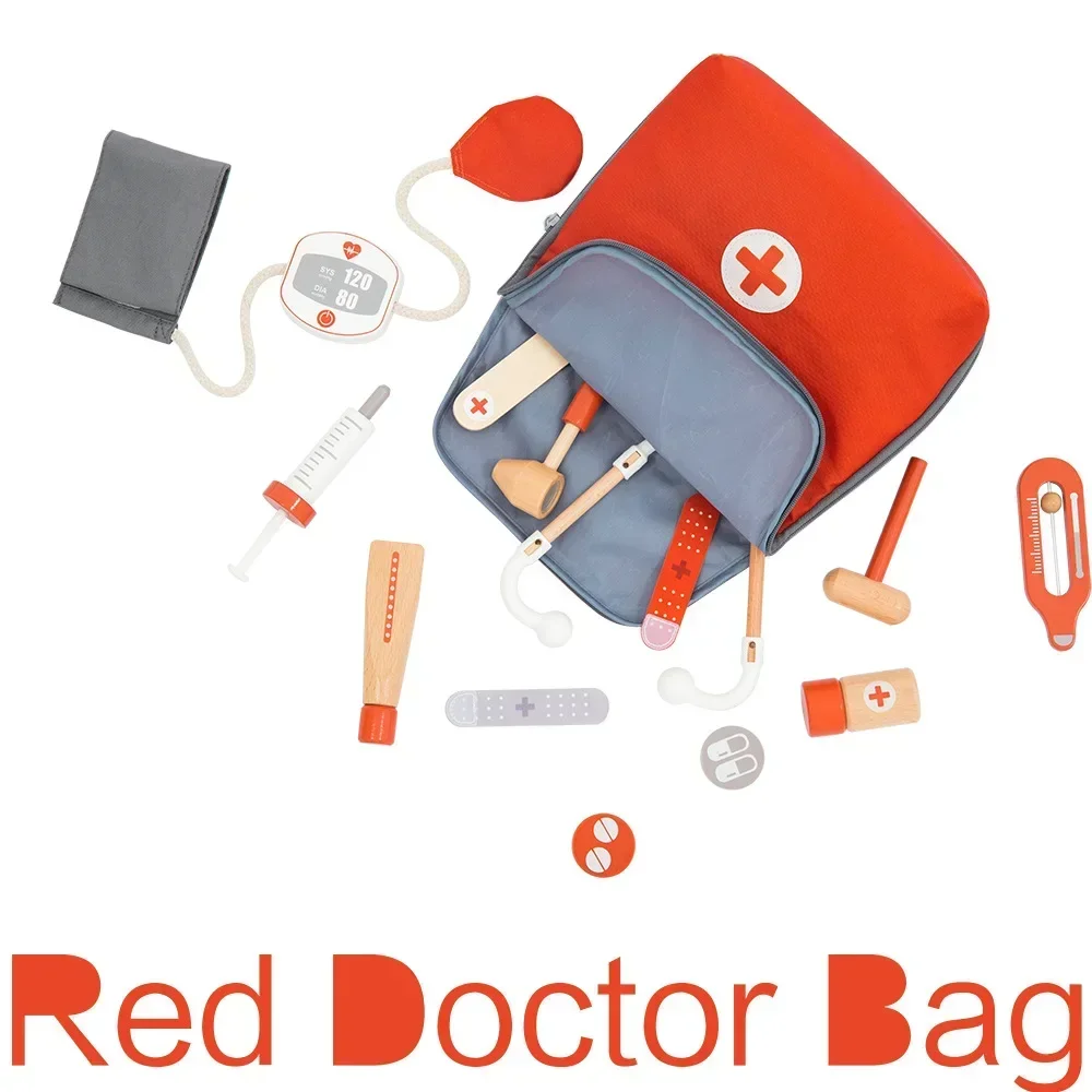 مجموعة ألعاب التظاهر الخشبية ل - مراجعة Kids Toys Doctor Set وسعره