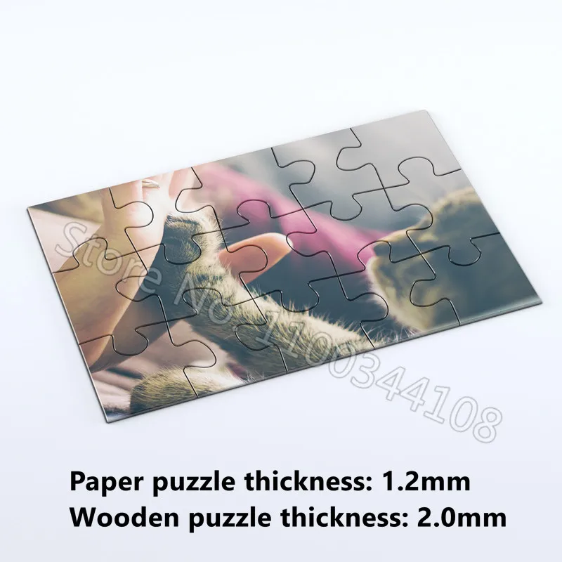 صور مخصصة لغز 300/500/1000 قطع - مراجعة Wooden Puzzle Kids وسعره