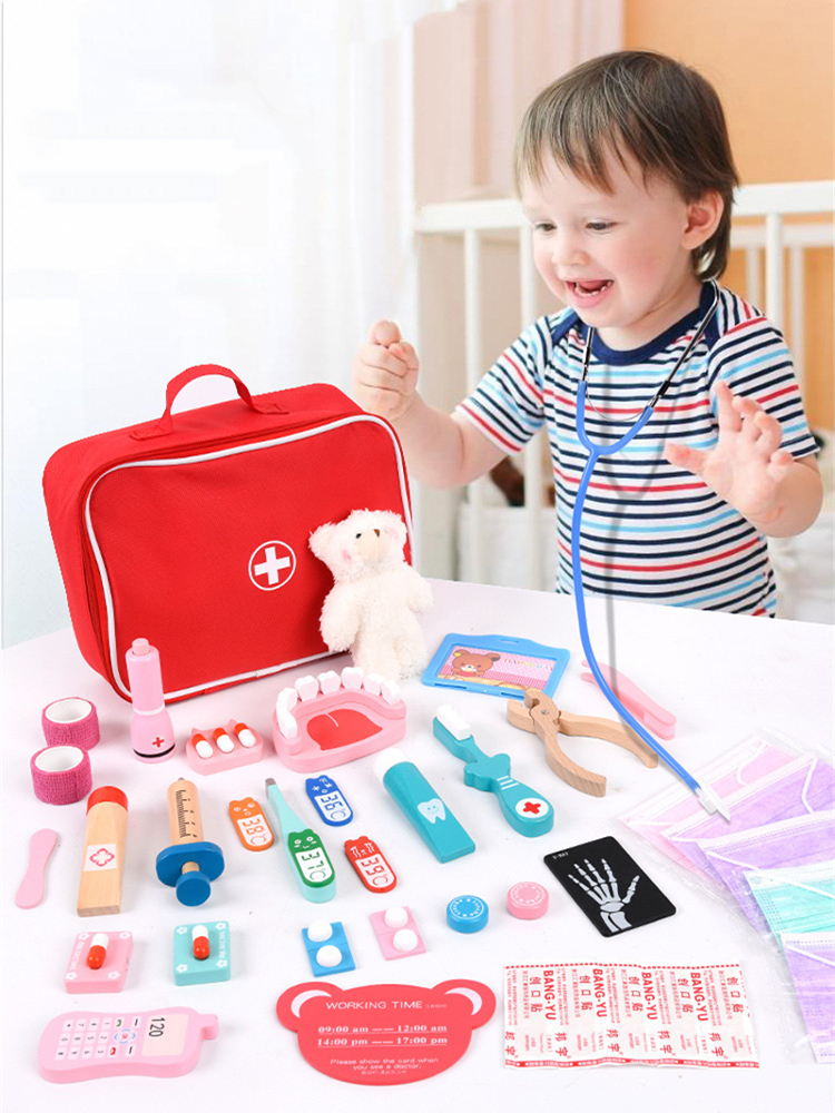 ألعاب طبيب الأسنان الخشبية الت - مراجعة Kids Toys Doctor Set وسعره
