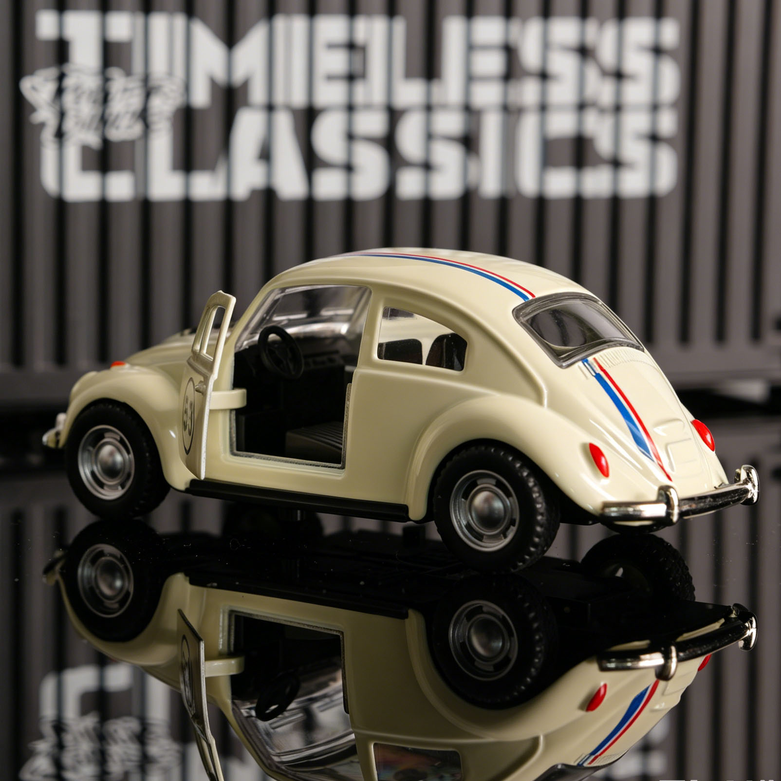 سيارة سباق بيتل بيضاء رقم 53 ب - مراجعة Kids Toys Car وسعره