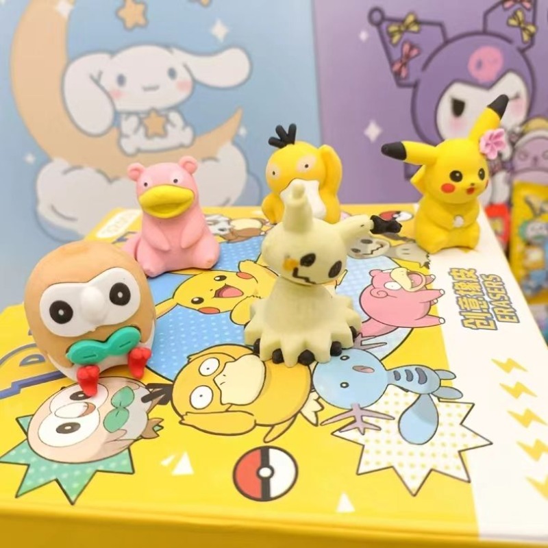 32 قطعة ممحاة بوكيمون بيكاتشو  - مراجعة Kids Toys Drawing وسعره