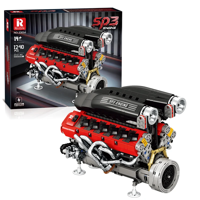 1240 قطعة نموذج محرك سيارة SP3 - مراجعة Kids Toys Car وسعره