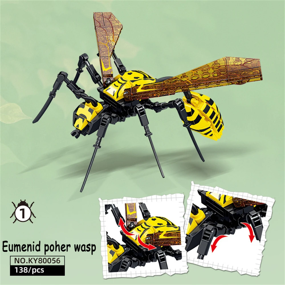 مجموعة ألعاب كتل بناء الحشرات  - مراجعة Kid Toys And More وسعره