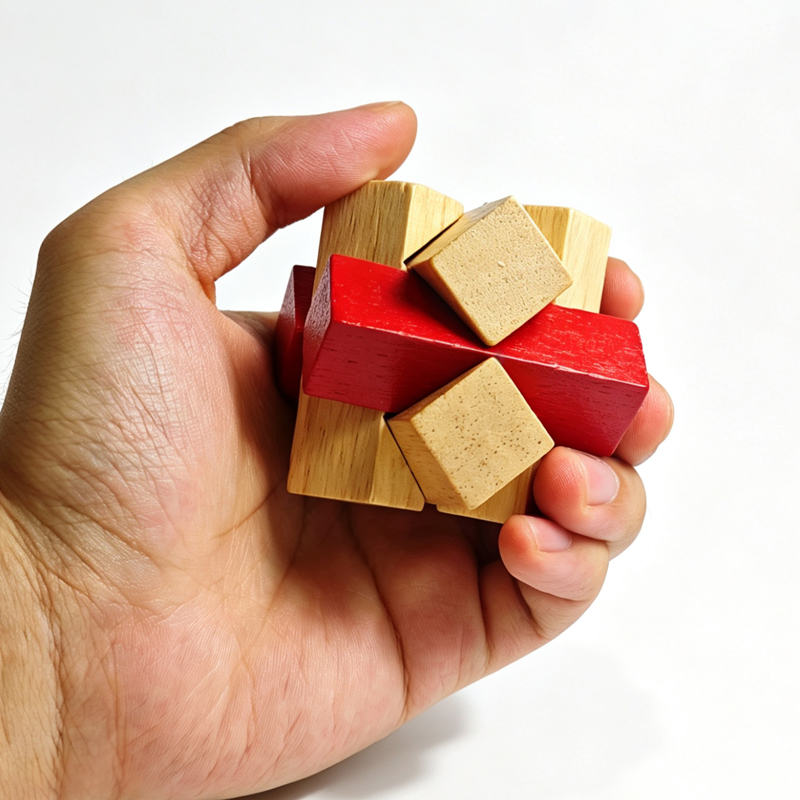 ألغاز العقد الخشبية للكبار وال - مراجعة Wooden Puzzle Kids وسعره