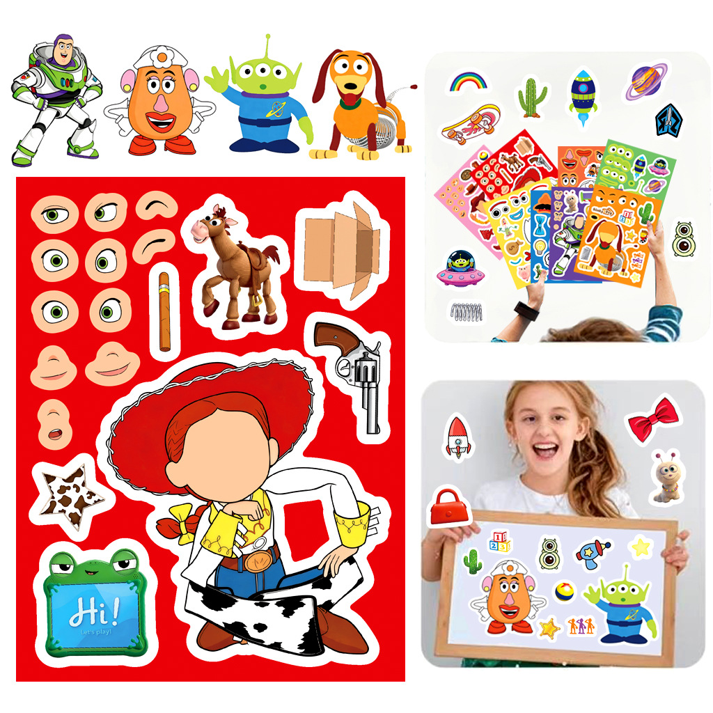 ملصقات تشكيل الوجوه من فيلم تو - مراجعة Kid Toys And Craft وسعره