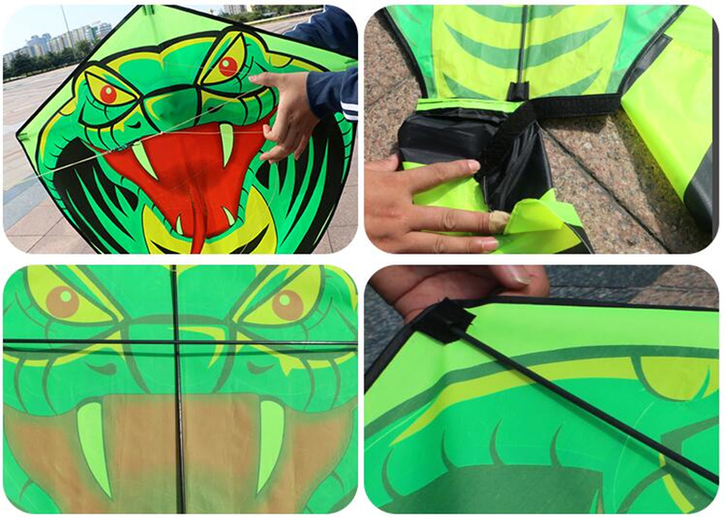 طائرات ورقية كبيرة على شكل ثعب - مراجعة Kite Wind Outdoor وسعره
