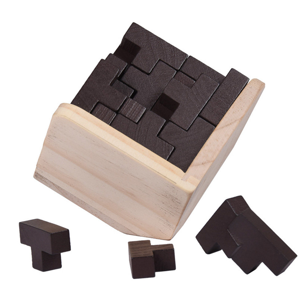 مجموعة مكعبات خشبية تعليمية عل - مراجعة Wooden Puzzle Kids وسعره