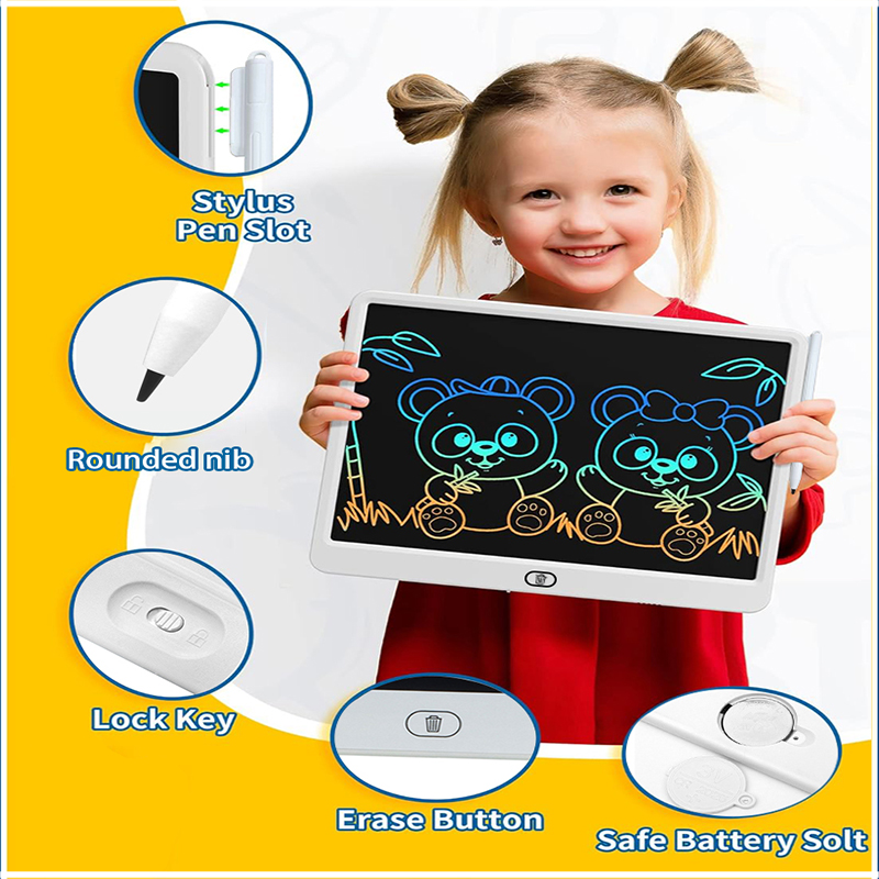 لوح رسم إلكتروني بشاشة LCD مقا - مراجعة Kids Toys Drawing وسعره