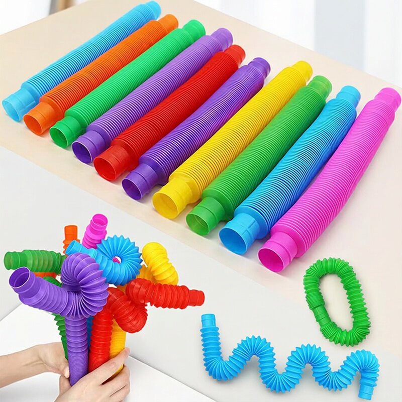 أنابيب ملونة قابلة للتمدد، لعب - مراجعة Kids Toys Play Youtube وسعره