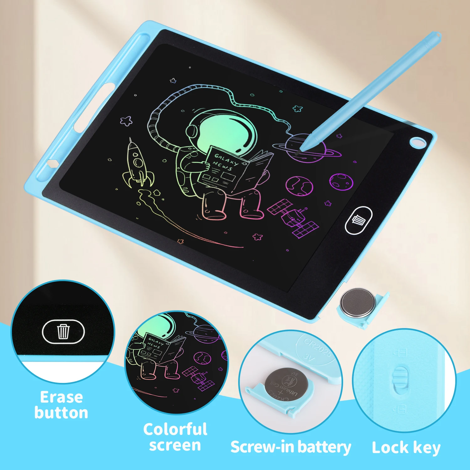 8.5 بوصة LCD تابلت للكتابة لوح - مراجعة Kids Toys Drawing وسعره