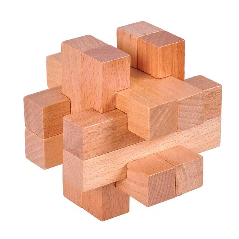 دعابة الدماغ الخشبية للبالغين  - مراجعة Wooden Puzzle Kids وسعره