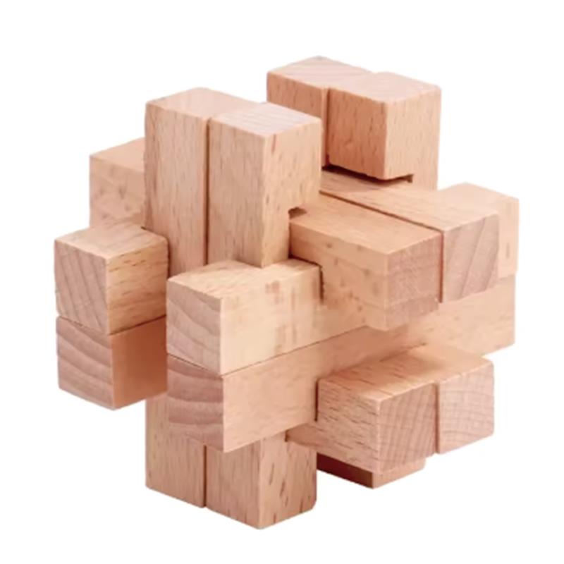 دعابة الدماغ الخشبية للبالغين  - مراجعة Wooden Puzzle Kids وسعره