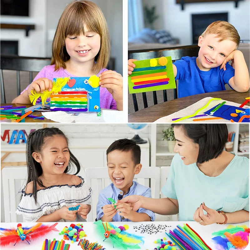 1000 قطعة الاطفال الحرف لوازم  - مراجعة Kid Toys And Craft وسعره