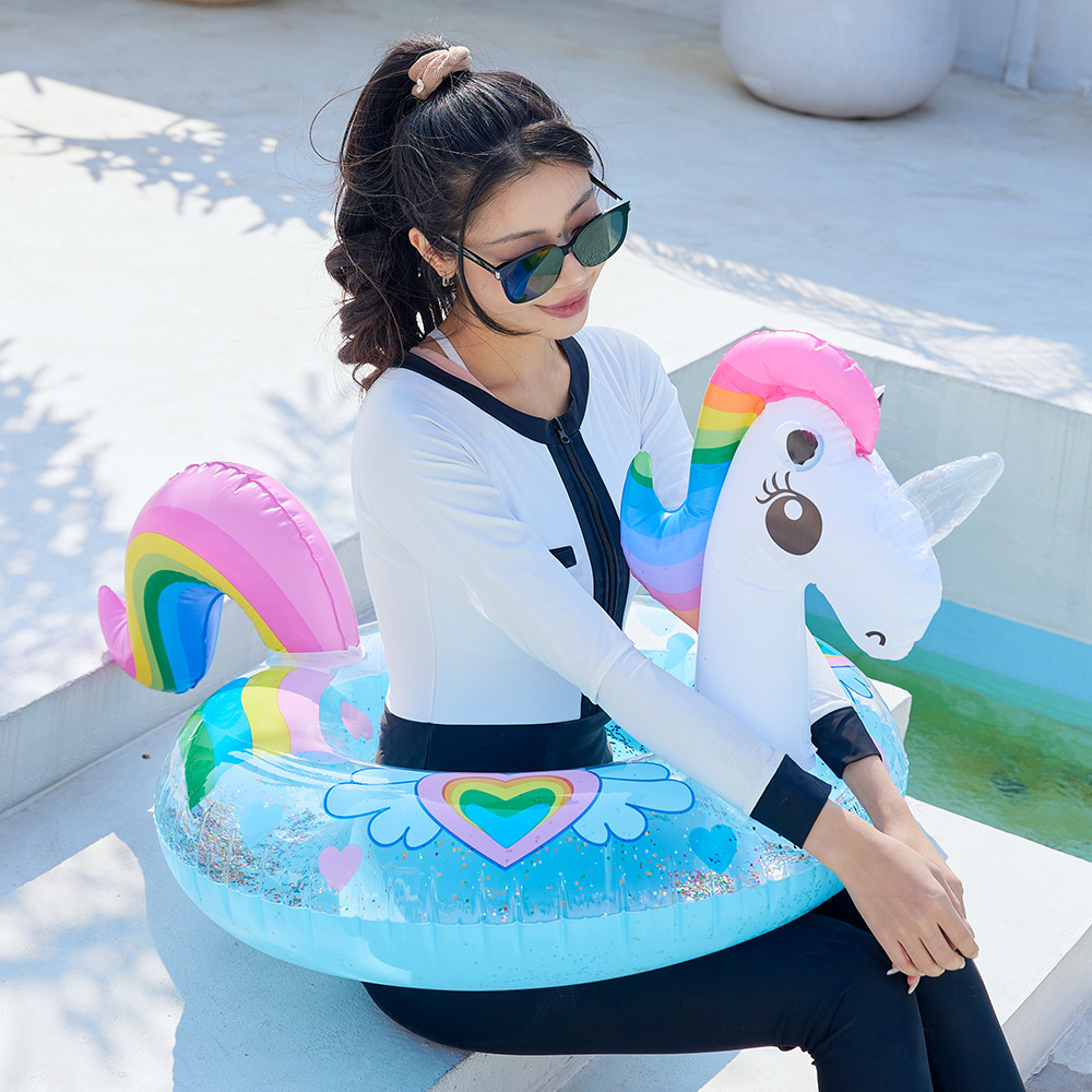 الكرتون يونيكورن الطفل عوامة ل - مراجعة Kids Toys Play Youtube وسعره