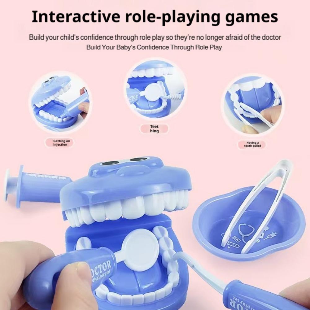 مجموعة لعب طبيب الأسنان المحاك - مراجعة Kids Toys Doctor Set وسعره